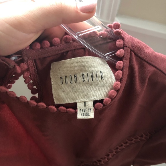 Anthropologie Moon River | Dusty Rose Dress - Picture 10 of 10